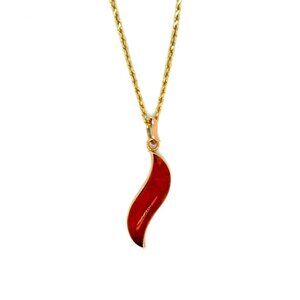 Lovely 14K Gold Amber Necklace